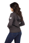 CHARCOAL HEATHER HOOD